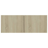 ZNTS TV Cabinets 3 pcs Sonoma Oak Engineered Wood 3079016