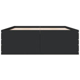 Bed Frame without Mattress Black 140x190 cm 3280938