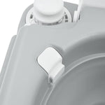 Portable Camping Toilet Grey and white 41.5 x 36.5 x 30 cm 42001438