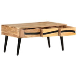 Coffee Table 88x50x42 cm Solid Acacia Wood 322676