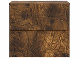 Wall-Mounted Bedside Cabinet 2 pcs Smoked Oak 34.5 x 33 x 40 cm 898816