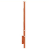 Headboard Wax Brown 135 cm Solid Wood Pine 844293