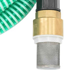 Suction Hose with Brass Connectors Green 1.1" 15 m PVC 151048