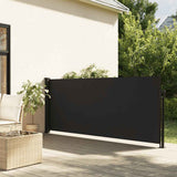 Retractable Side Awning Black 120x600 cm 4004489