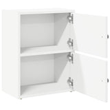 Bookcase White 40x24x52 cm Engineered Wood 860355