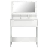 Bedroom Dressing Tables High Gloss White 80 x 39.6 x 135 cm 888971