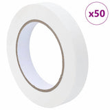 Painter Masking Tapes 50 pcs White 19mm x 50m Paper 42019654