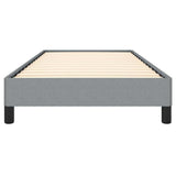 Bed Frame without Mattress Light Grey 100x203 cm Twin XL Fabric 346755