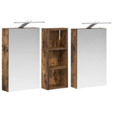 Bathroom Cabinet Set 3 pcs 80 x 10.5 x 50 cm Engineered wood 3403660