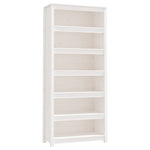 ZNTS Book Cabinet White 80x35x183 cm Solid Wood Pine 821695