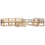Outdoor Sofa Set 6 pcs White 3386068