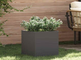 Garden Planter Black 32 x 32 x 40 cm Cold-rolled Steel 876343