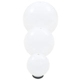 6 Piece LED Bowl Lamp Set Spherical 20/30/40 cm PMMA 277146