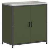 Kitchen Storage Set HATTEM 3 pcs Olive Green Cold-rolled Steel 3392704