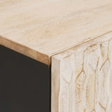 Bedside Cabinet 2 pcs White 40 x 33 x 46 cm Solid Mango Wood 4017863