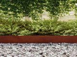 Lawn Edging 450 x 15 cm Weathering Steel Rusty 868026