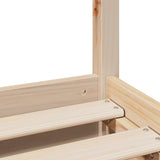 Bed Frame without Mattress 75x190 cm Small Single Solid Wood Pine 3301773