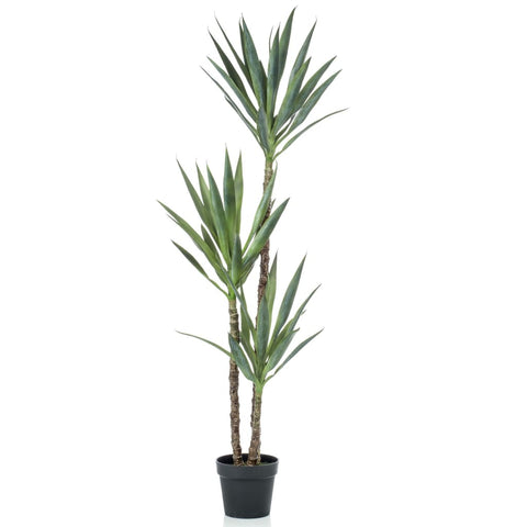 ZNTS Emerald Artificial Yucca 150 cm in Pot 435916
