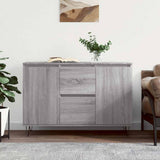 Sideboard Grey Sonoma 101.5x35x70 cm Engineered Wood 827210