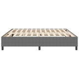 Platform Bed Frame Light Grey 200 x 200 cm Fabric 3337427
