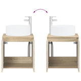 Bathroom Furniture Set 2 pcs Sonoma Oak Engineered Wood 3404106