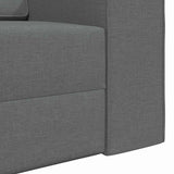 Sofa Bed Dark Grey 245 x 78 x 77 cm Fabric 4106716