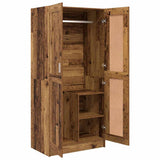 Wardrobe Old Wood 82.5 x 51.5 x 180 cm Engineered Wood 875161