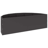 Planter Black 120 x 60 x 35 cm Steel 883682
