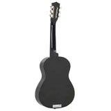 70127 8 Piece Classical Guitar Beginner Set Black 1/2 34