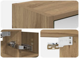 Bathroom Mirror Cabinet Artisian Oak 73.5 x 16 x 62.5 cm 889174