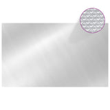 Rectangular Pool Cover 1000x600 cm PE Silver 93104