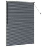 Window Blind with Curtains Manual Dark grey Aluminium 42006077