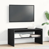 TV Cabinet Black Oak 80x40x40 cm Engineered Wood 859110