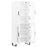 Highboard White 69.5x34x180 cm Engineered Wood 3195755