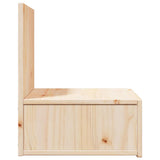 Bedside Table Brown 42 x 32.5 x 40 cm Solid pine wood 873493