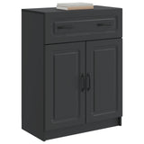 Sideboard with Drawer Black 66 x 34.5 x 87 cm Engineered Wood 895786