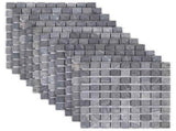 Mosaic Tiles Grey 30 x 30 cm Marble 42033522