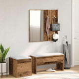 Hallway Furniture Set Old Wood Engineered Wood 3329171