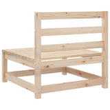 11 Piece Garden Sofa Set Solid Wood Pine 3299485