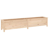 Garden Raised Bed 199.5x40x39 cm Solid Wood Pine 825268
