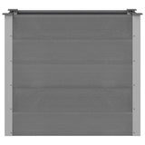 Garden Raised Bed WPC 100x50x91 cm Grey 43604