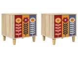 Bedside Cabinet ESSEN 2 pcs Sonoma Oak 36 x 33 x 50 cm 8007216