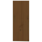 ZNTS Wine Cabinet Honey Brown 62x25x62 cm Solid Wood Pine 821545