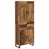 Highboard 2 pcs Old Wood 69.5 x 34 x 180 cm 3415657