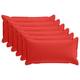 Cushion with Pillow HOUTEN 6 pcs Red Polyester 934085