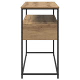 Console Table Artisan Oak 100 x 40 x 75 cm Engineered Wood 882228