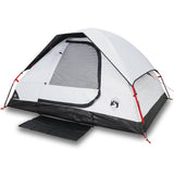 Camping Tent Dome 2-Person White Blackout Fabric Waterproof 94776