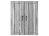 Wall Cabinet PORTO Grey Sonoma 60 x 31 x 100 cm Engineered Wood 885491