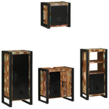 Bathroom Furniture Set 4 pcs Multicolour Solid Reclaimed Wood 3305653