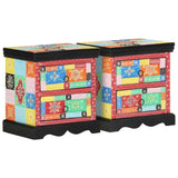 Bedside Cabinet with Drawer 2 pcs Multicolour 40 x 35 x 45 cm 4017565